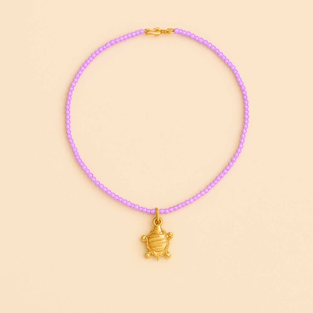 Collar Tortuga Lavanda