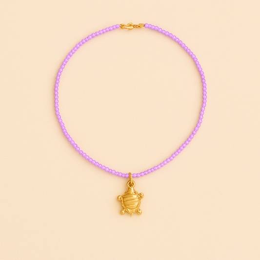 Collar Tortuga Lavanda