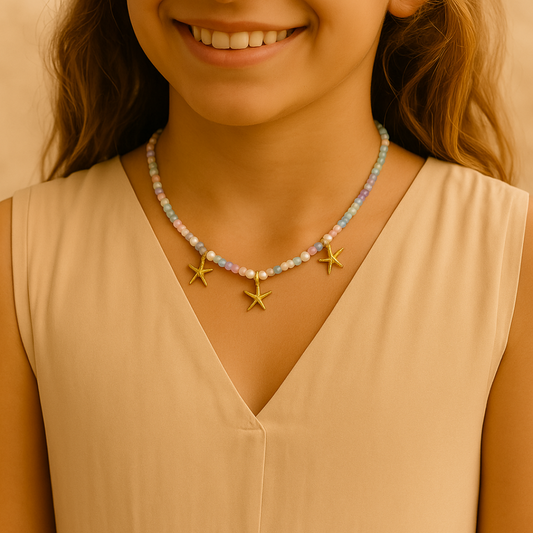 Collar Estrellas de Colores
